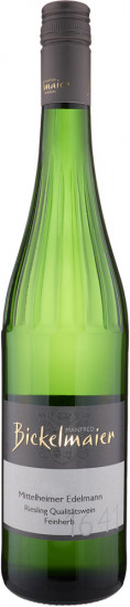 2022 Mittelheimer Edelmann Riesling feinherb - Weingut Bickelmaier
