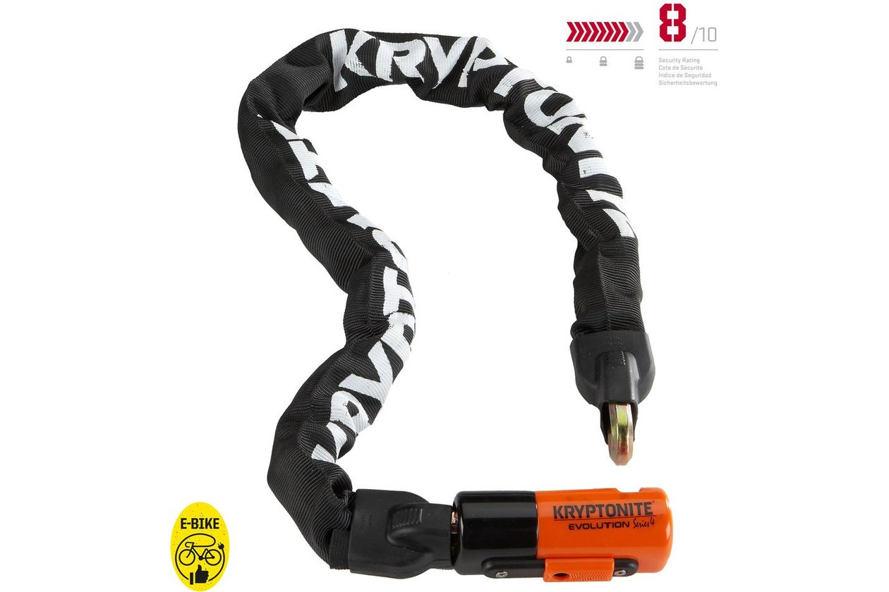 Kryptonite Evolution Series 4 Integrated Chain 1090 Kettenschloss