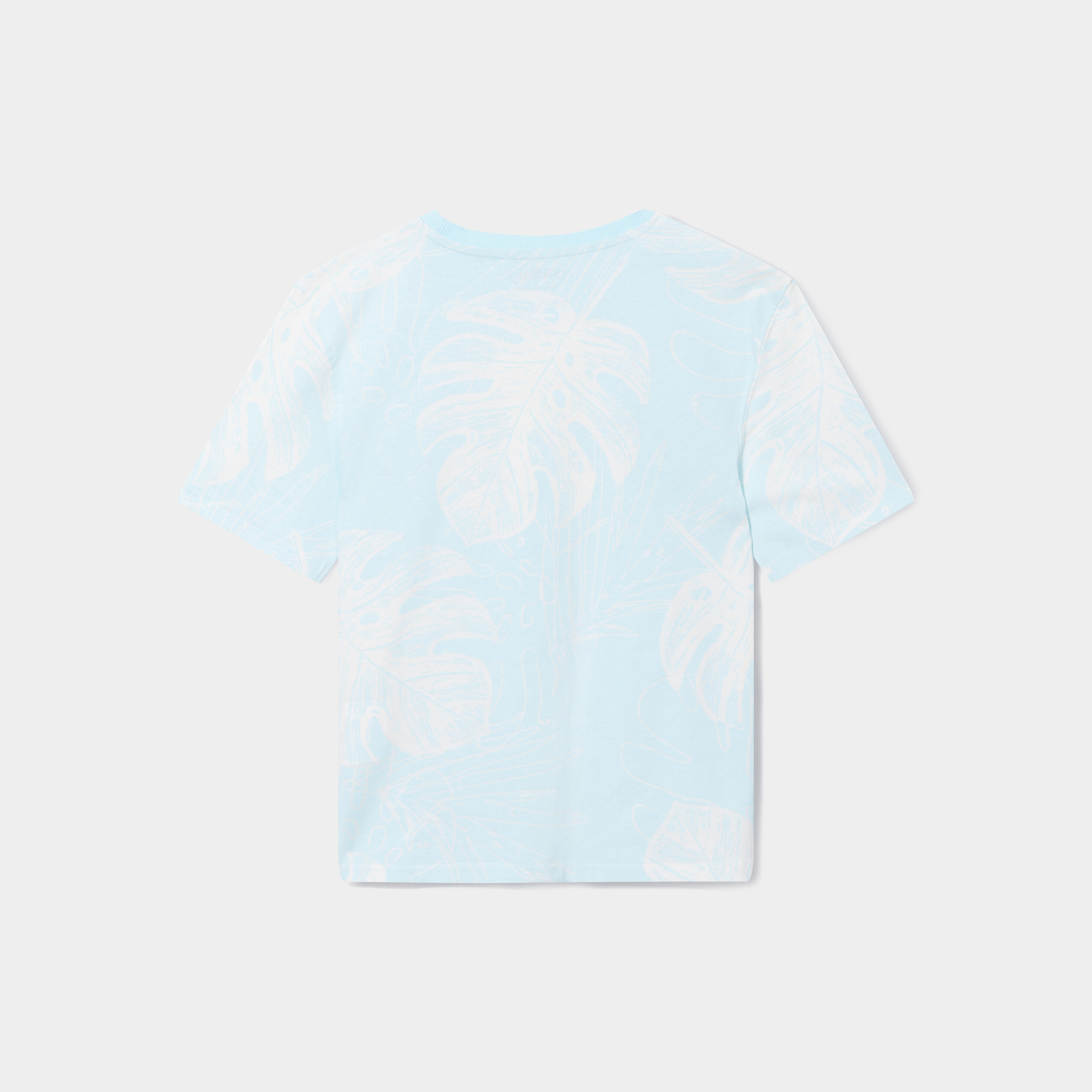 T-shirt manches courtes coton Creeks ecru garçon | La Halle
