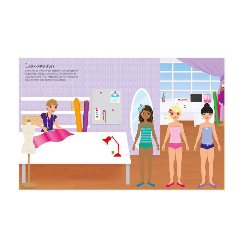 Livre Au coeur de l'action et les patineuses, volumes combinés - Usborne
