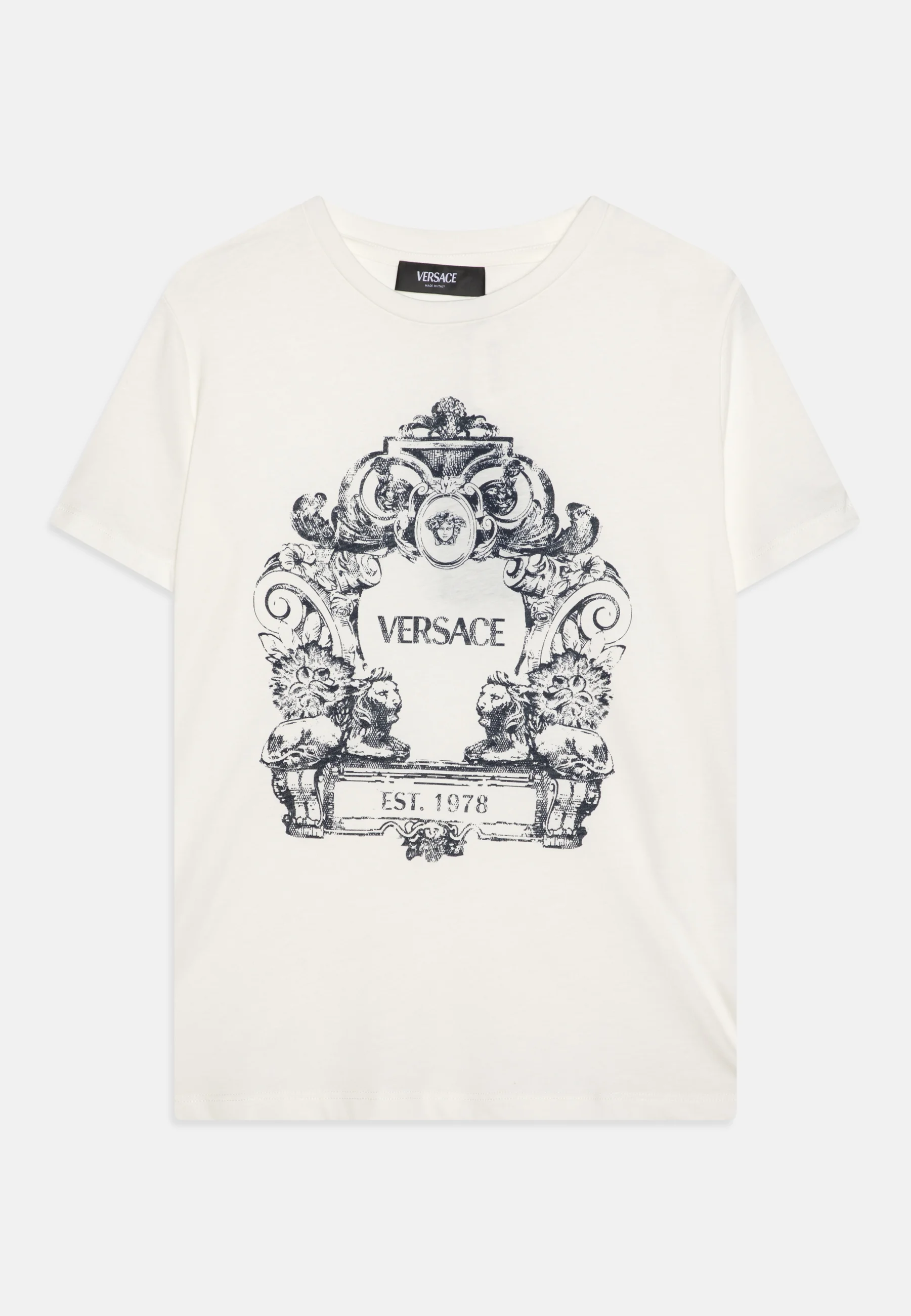 Versace STEMMA LOGO PRINT UNISEX - Camiseta estampada