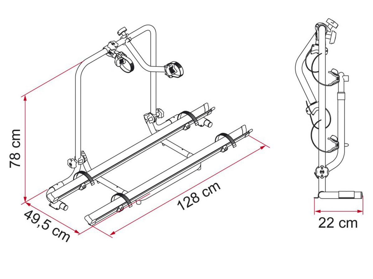 Fiamma Carry-bike Garage Plus Fahrradträger schwarz