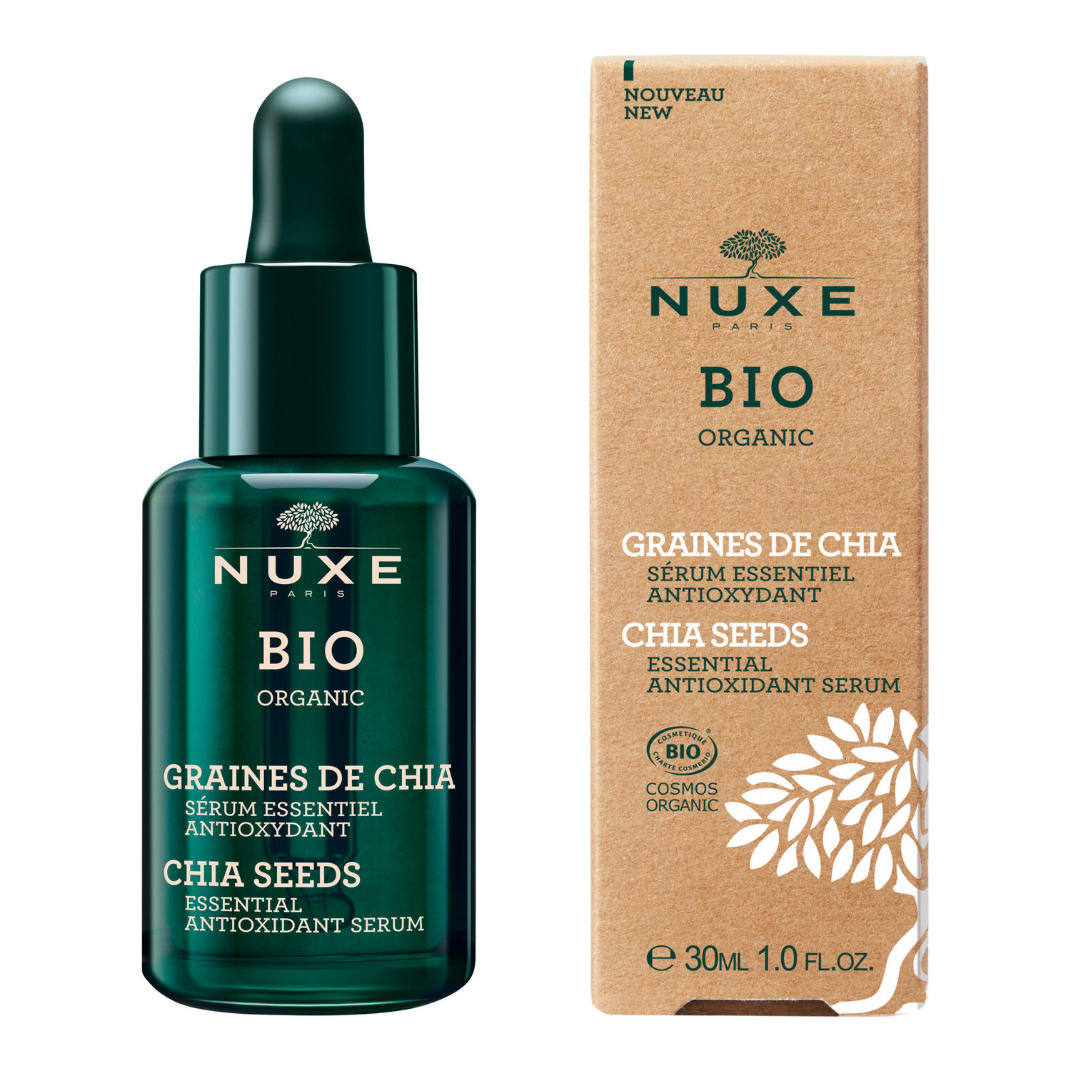 Nuxe Sérum Essenciel Antioxydant Nuxe Bio - Peaux fatiguées - 30 ml