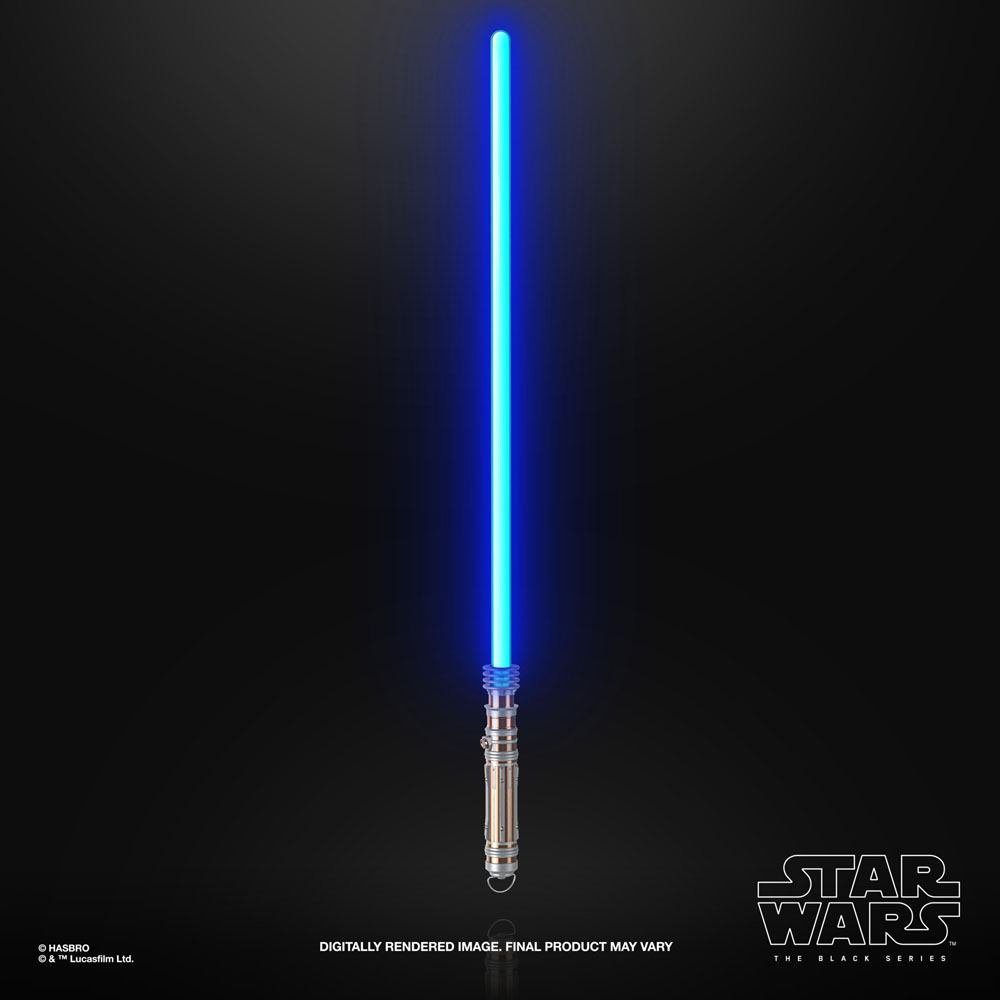 Metamorph Kostüm Star Wars Episode 9 The Black Series Leia Organa F, Exakte Replik von Leias blauem Lichtschwert aus Star Wars Episode 9
