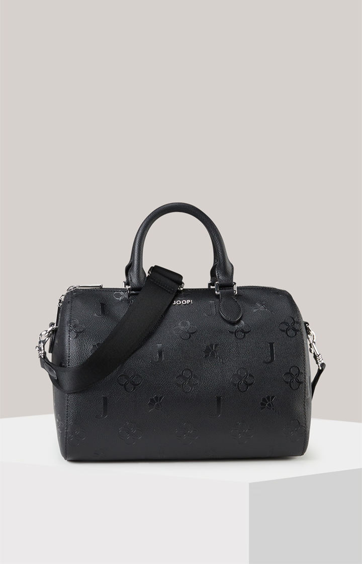 Handtasche Decoro Stampa Aurora in Schwarz