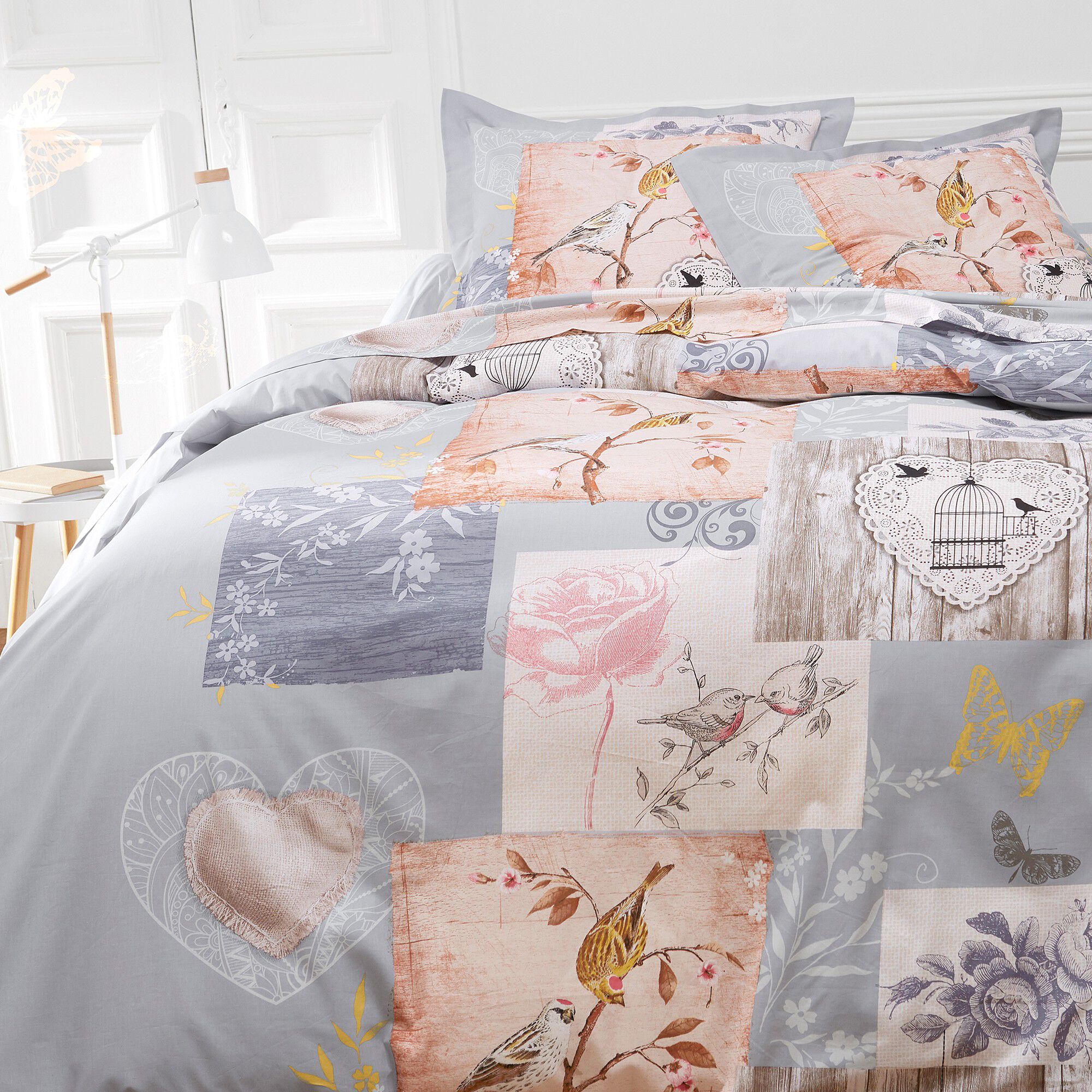 Linge de lit Agathe imprimé