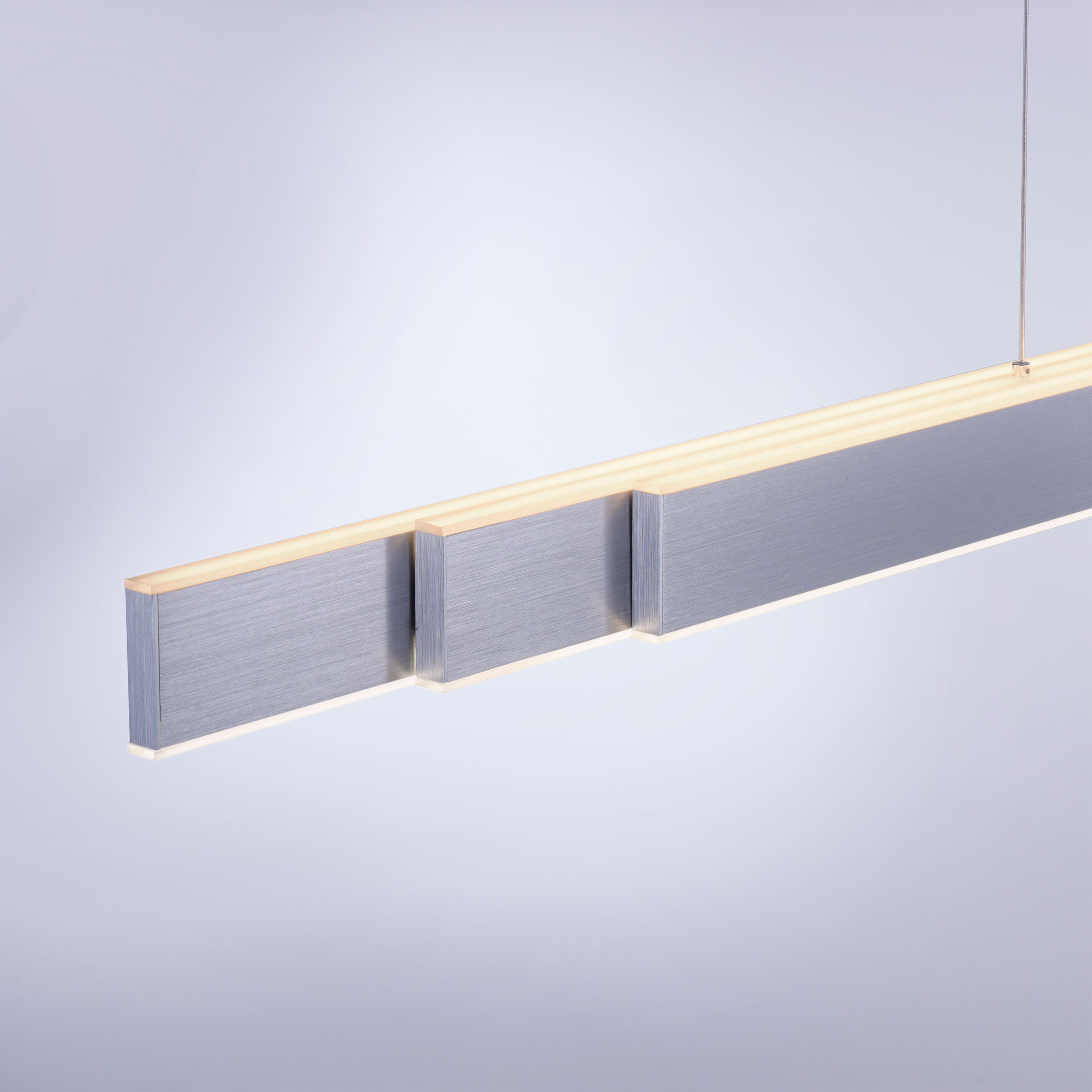 PURELED-Pendelleuchte 6flg