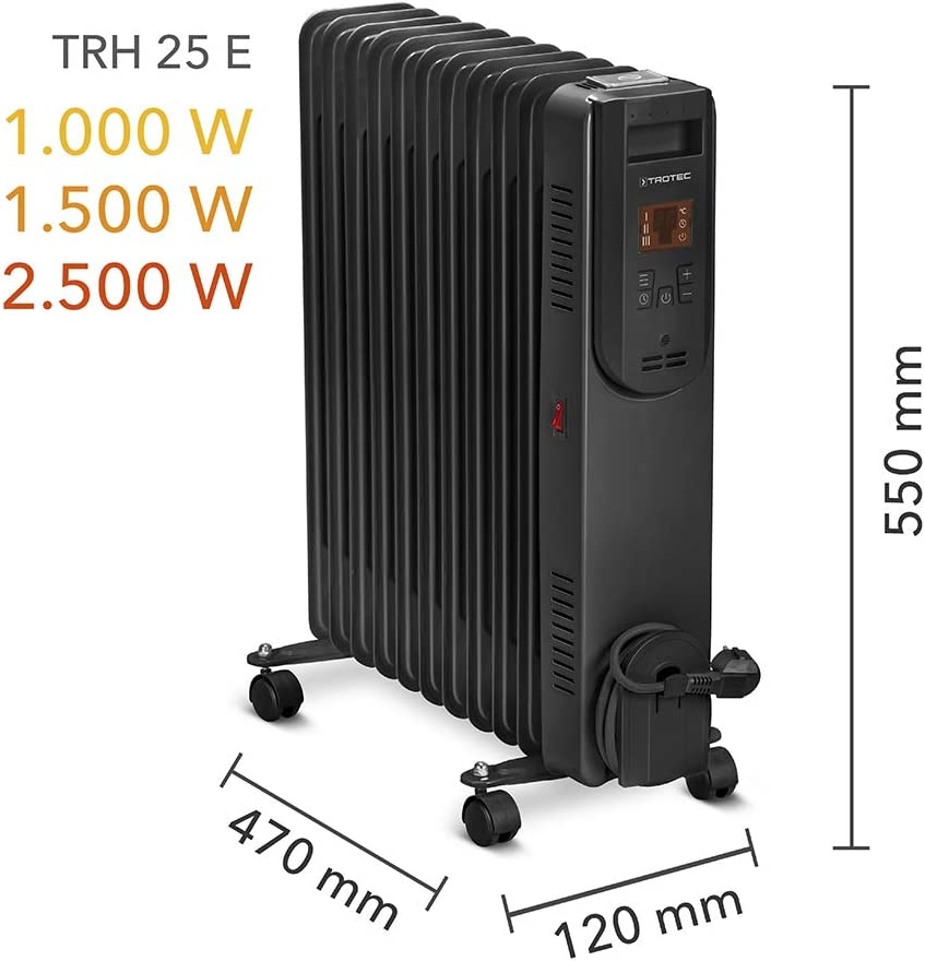 Trotec 1410000720 TRH 25 E Oljeradiator