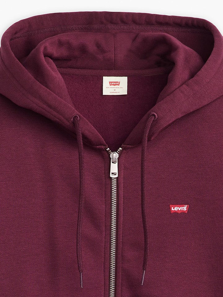 Levi´s Sweatjacke in Bordeaux günstig kaufen