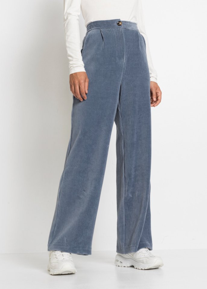Ausgestellte Hose in Cordoptik