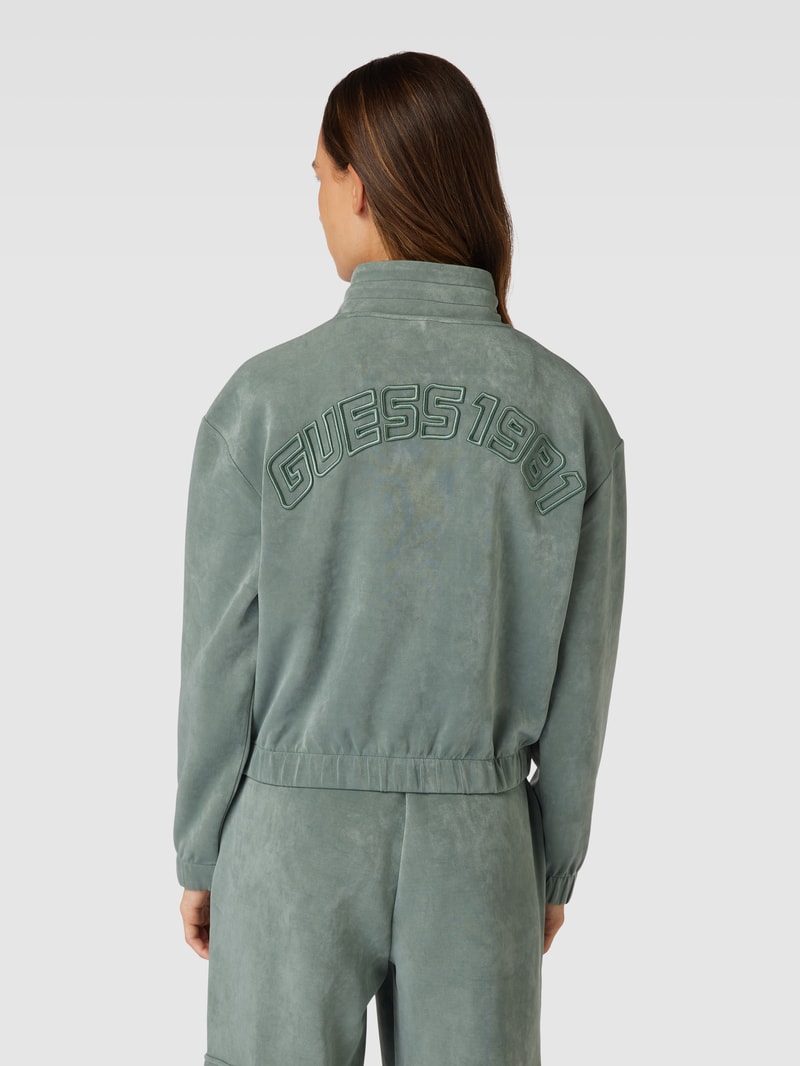 Sweatjacke mit Cargotaschen Modell 'EUPHEMIA' in bottle