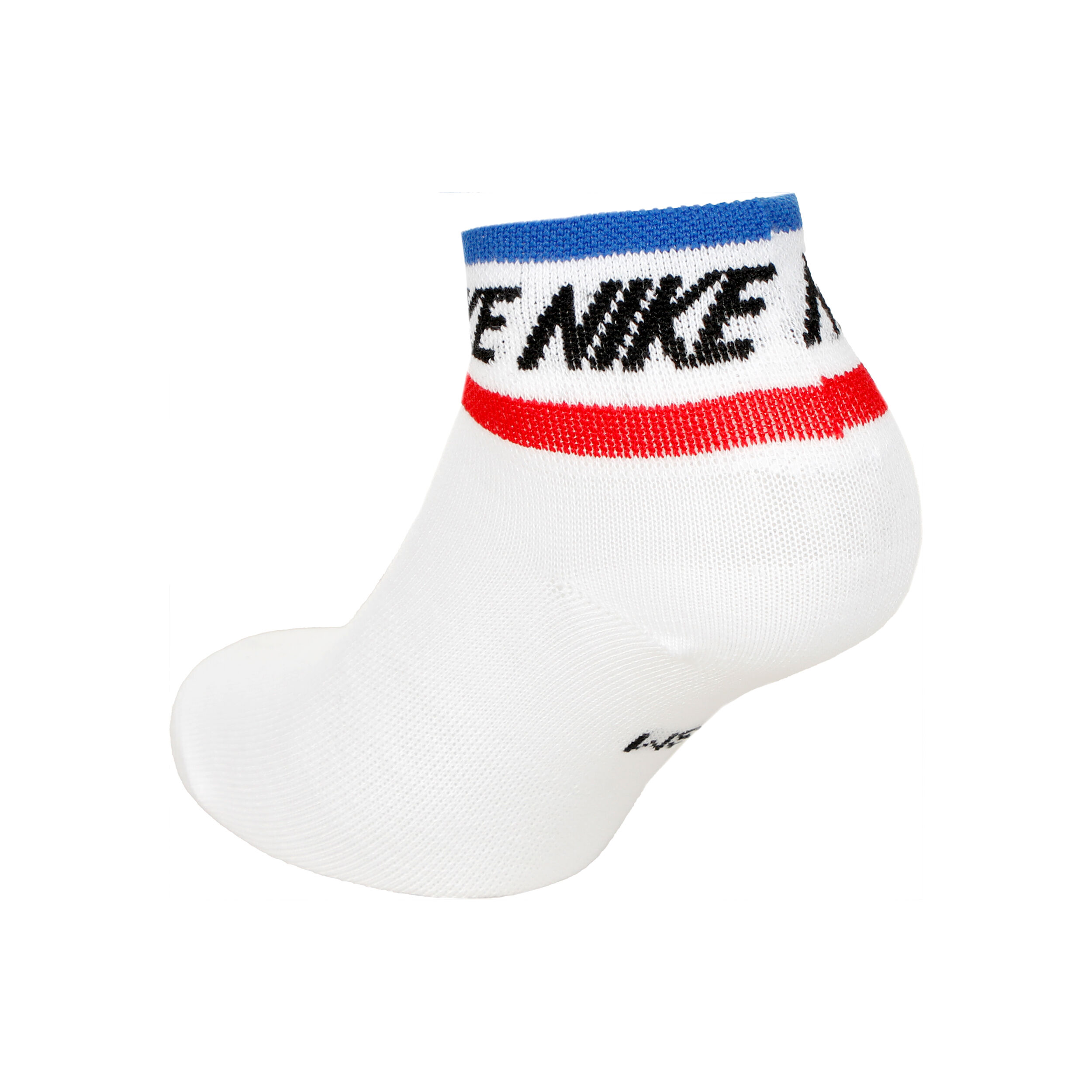 Ankle Essential Tennissocken 3er Pack - Weiß, Mehrfarbig
