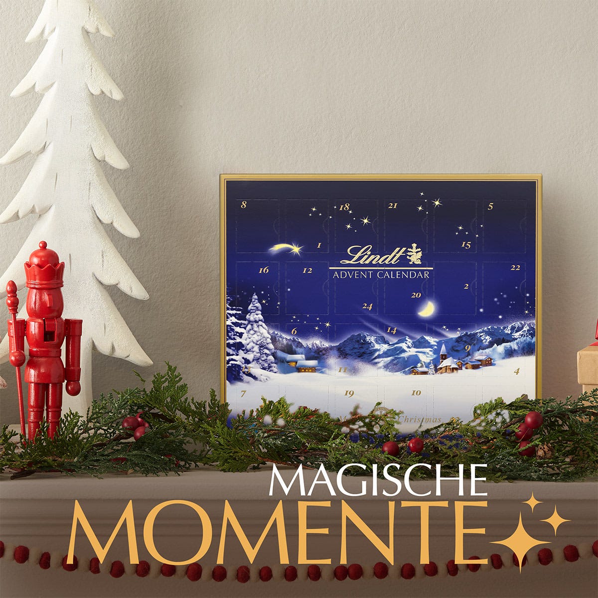 Weihnachtszauber Mini-Tisch-Adventskalender, 115g