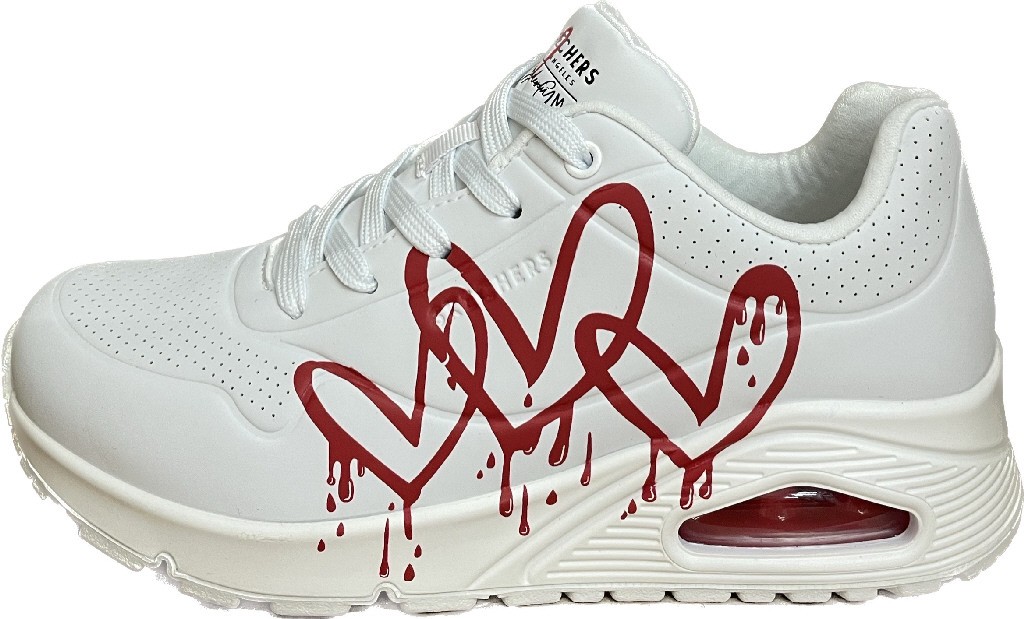 SKECHERS Freizeit Schnürer weiss