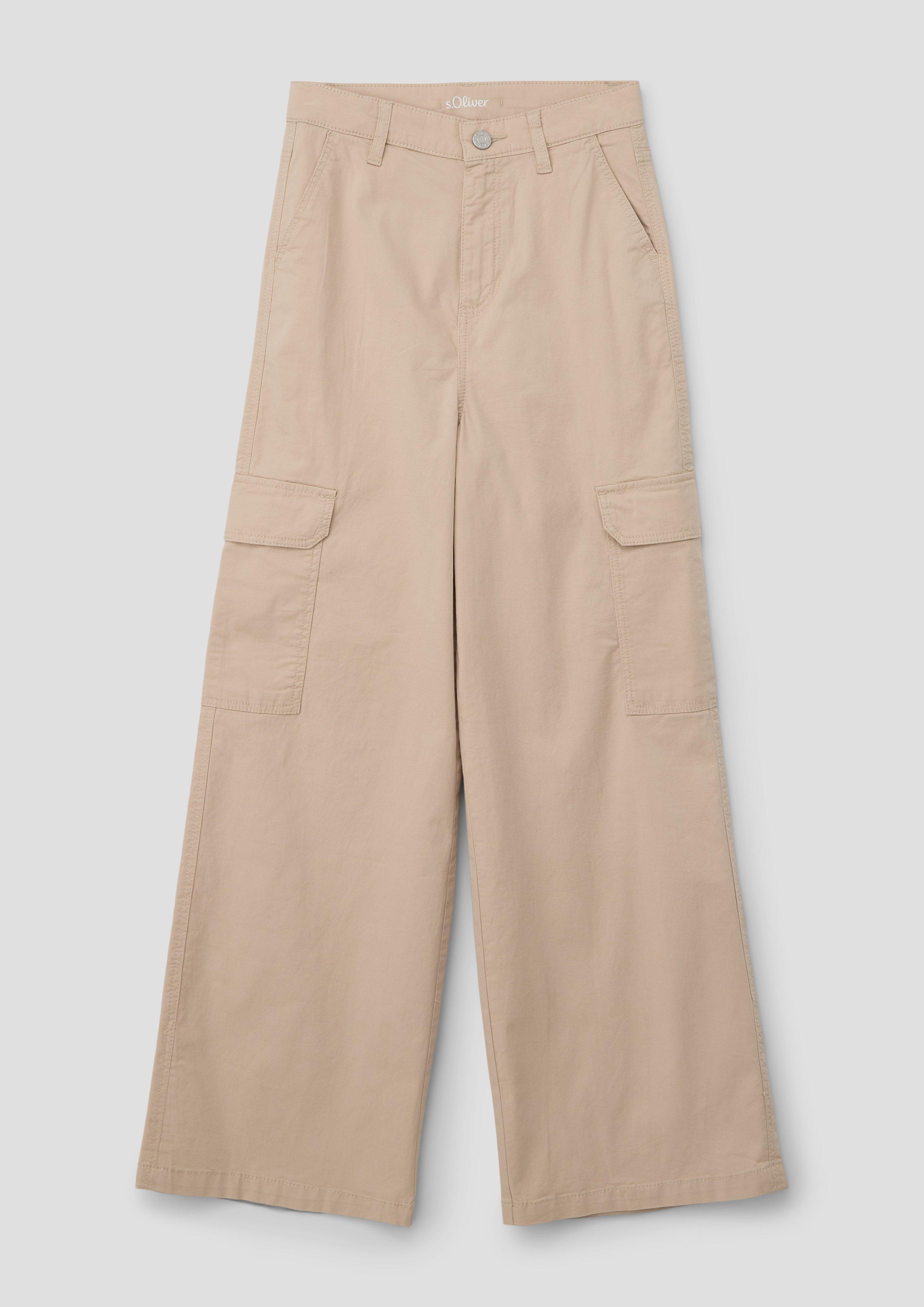 Loose: Wide-Leg-Pants im Cargo-Stil  2142452-8125