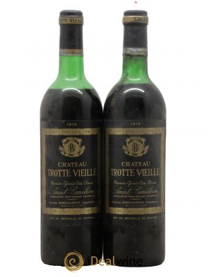 Château Trotte Vieille 1er Grand Cru Classé B  1974 - Lot de 2 Bouteilles