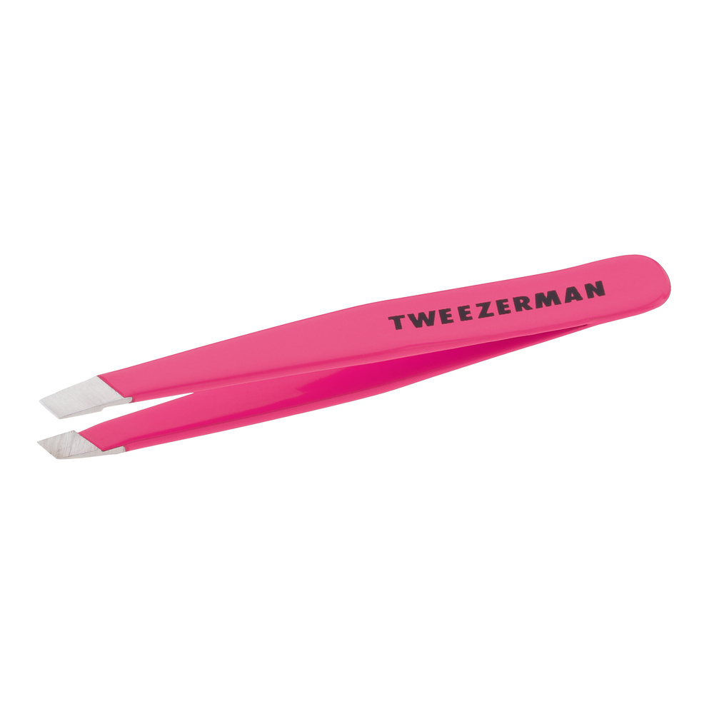 tweezerman Tweezerman Mini Slant Tweezer Neon Pink Mini pincette
