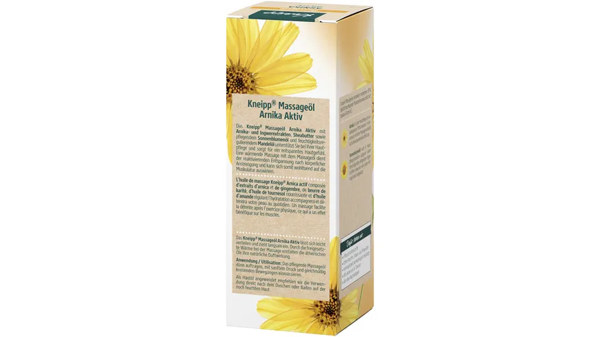 Kneipp Massageöl Arnika Aktiv 100 ml