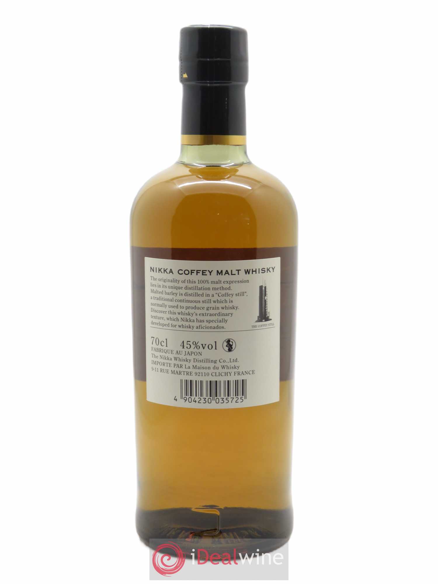 Whisky Nikka Coffey Malt (70cl)  - Lot de 1 Bouteille