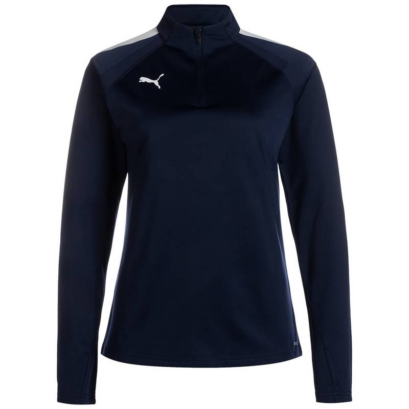 PUMA TeamLIGA 1/4 Zip Funktionssweatshirt Damen