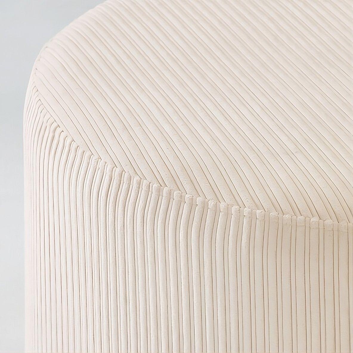 boho living® Sitzkissen Cord Pouf XXL, verwendbar als Hocker, Nachttisch und Fußstütze