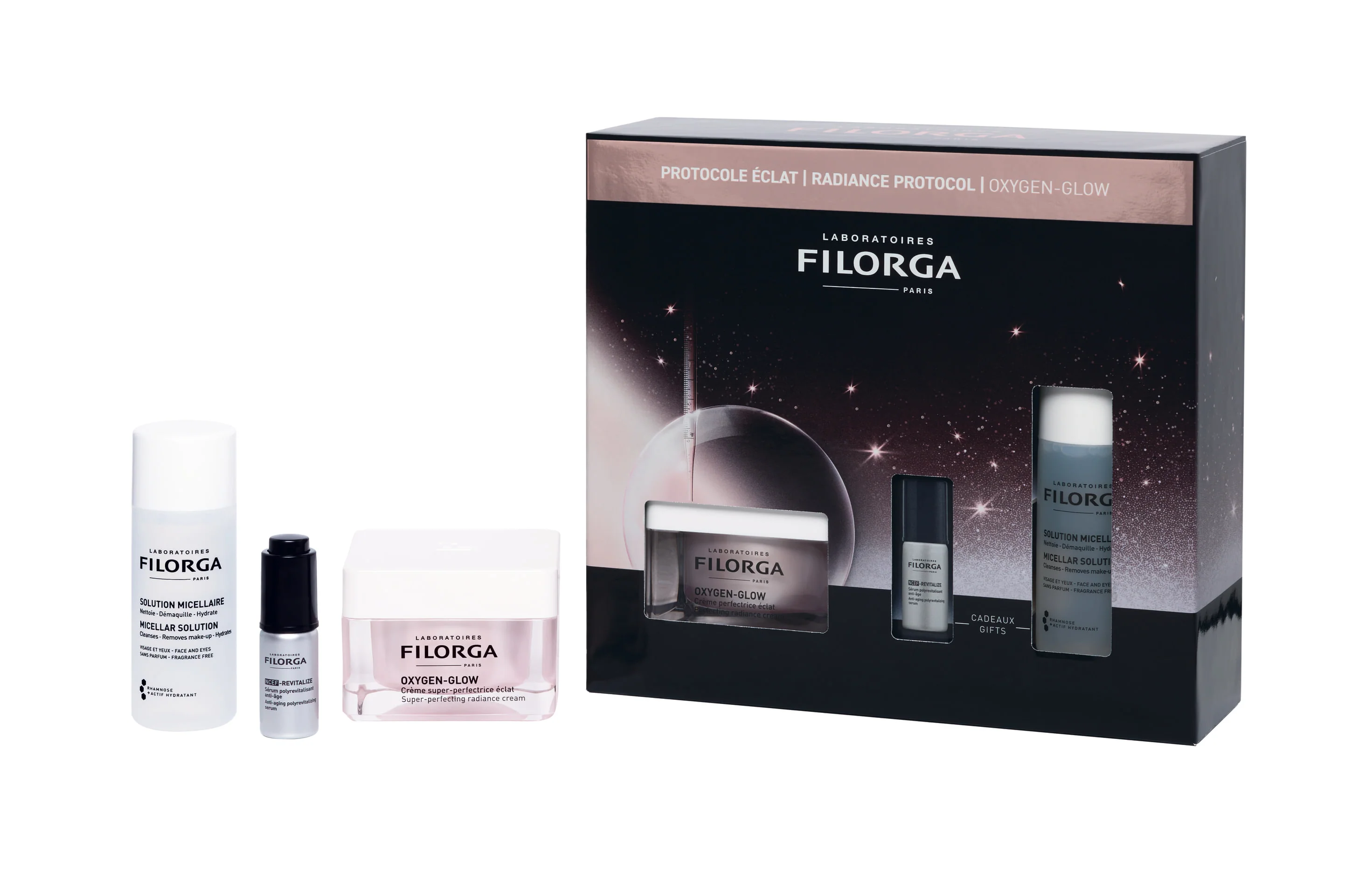 Set cadou Oxygen Xmas Oxygen Glow 2025 - Tratament facial iluminator 24 de ore