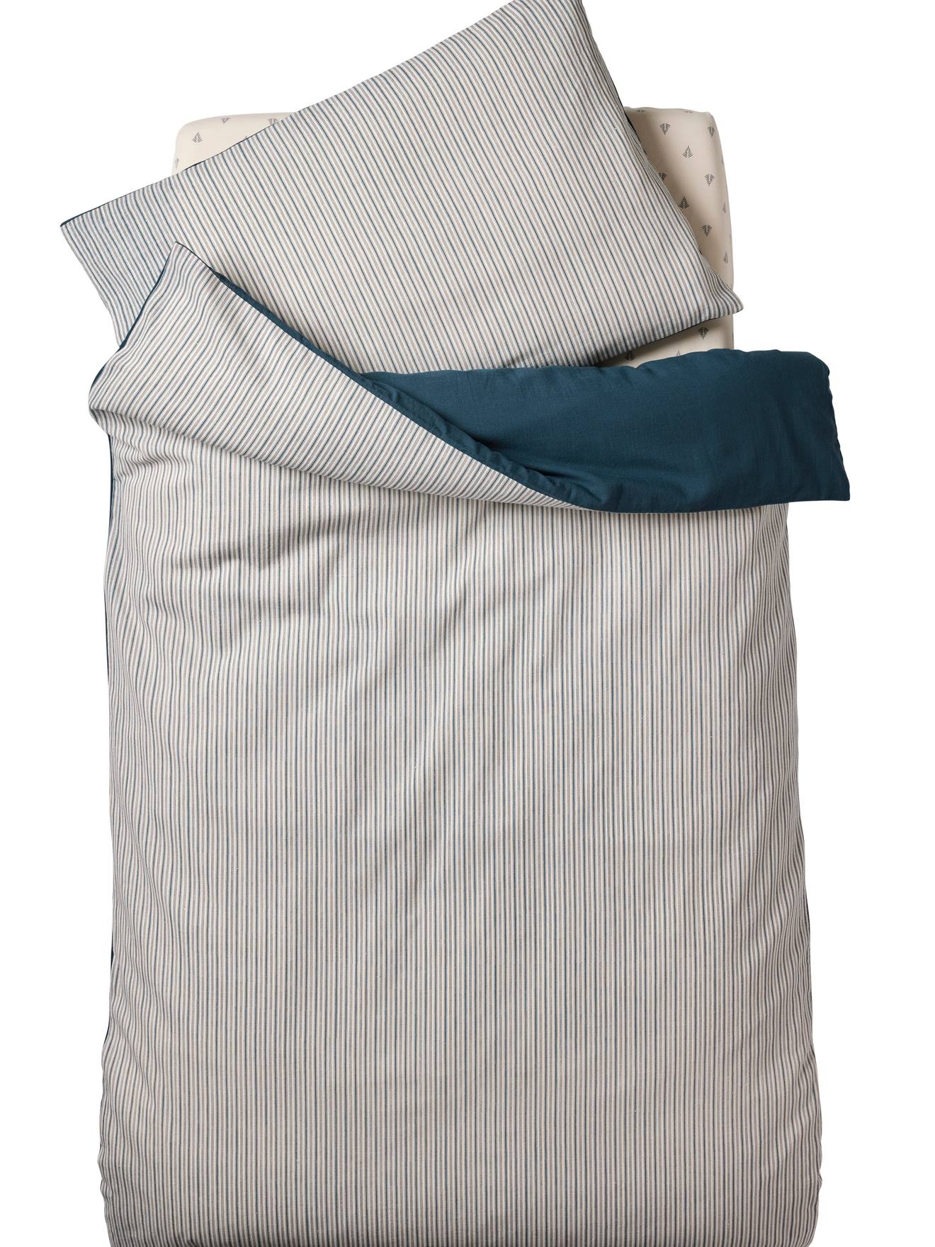 Vertbaudet Baby Bettbezug ohne Kissenbezug NAVY SEA Oeko-Tex - blau gestreift