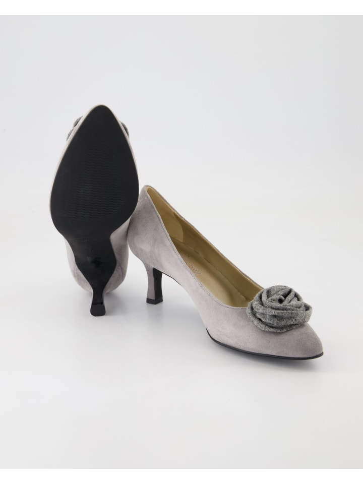 dirndl bua Trachtenschuhe in Grau günstig kaufen