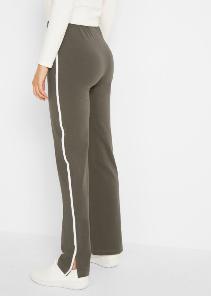 Shirthose aus Stretchmaterial im Doppelpack, gerade geschnitten