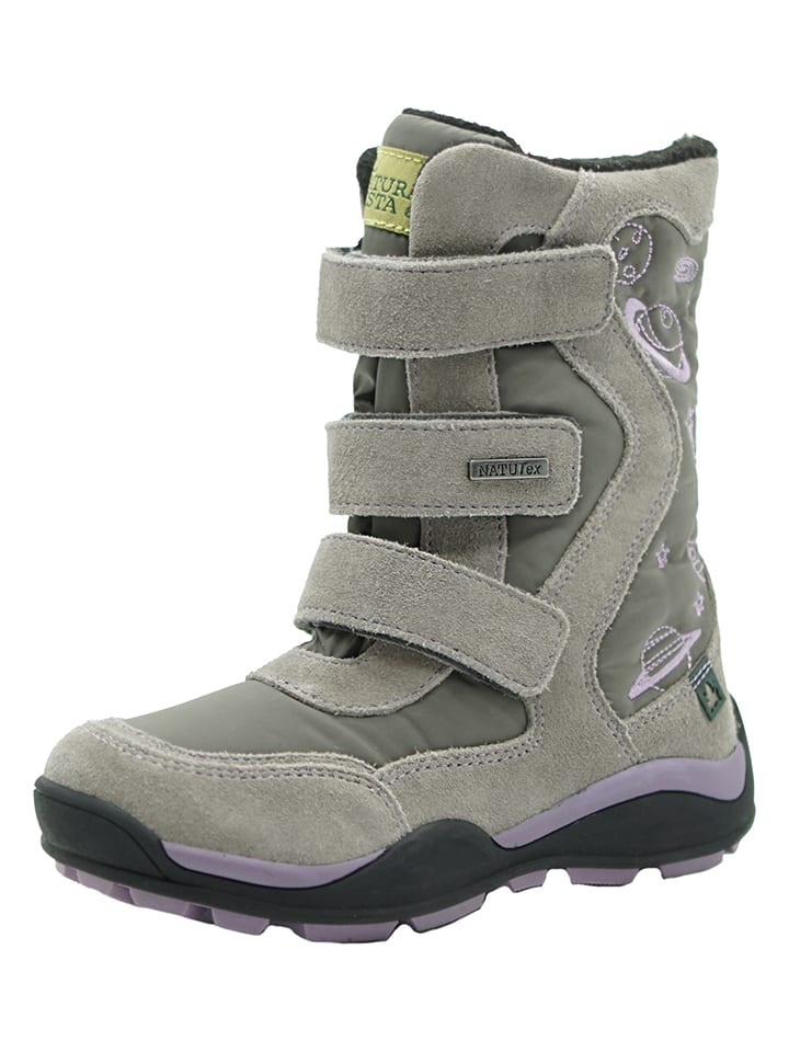 El Naturalista Leder-Boots in Khaki günstig kaufen