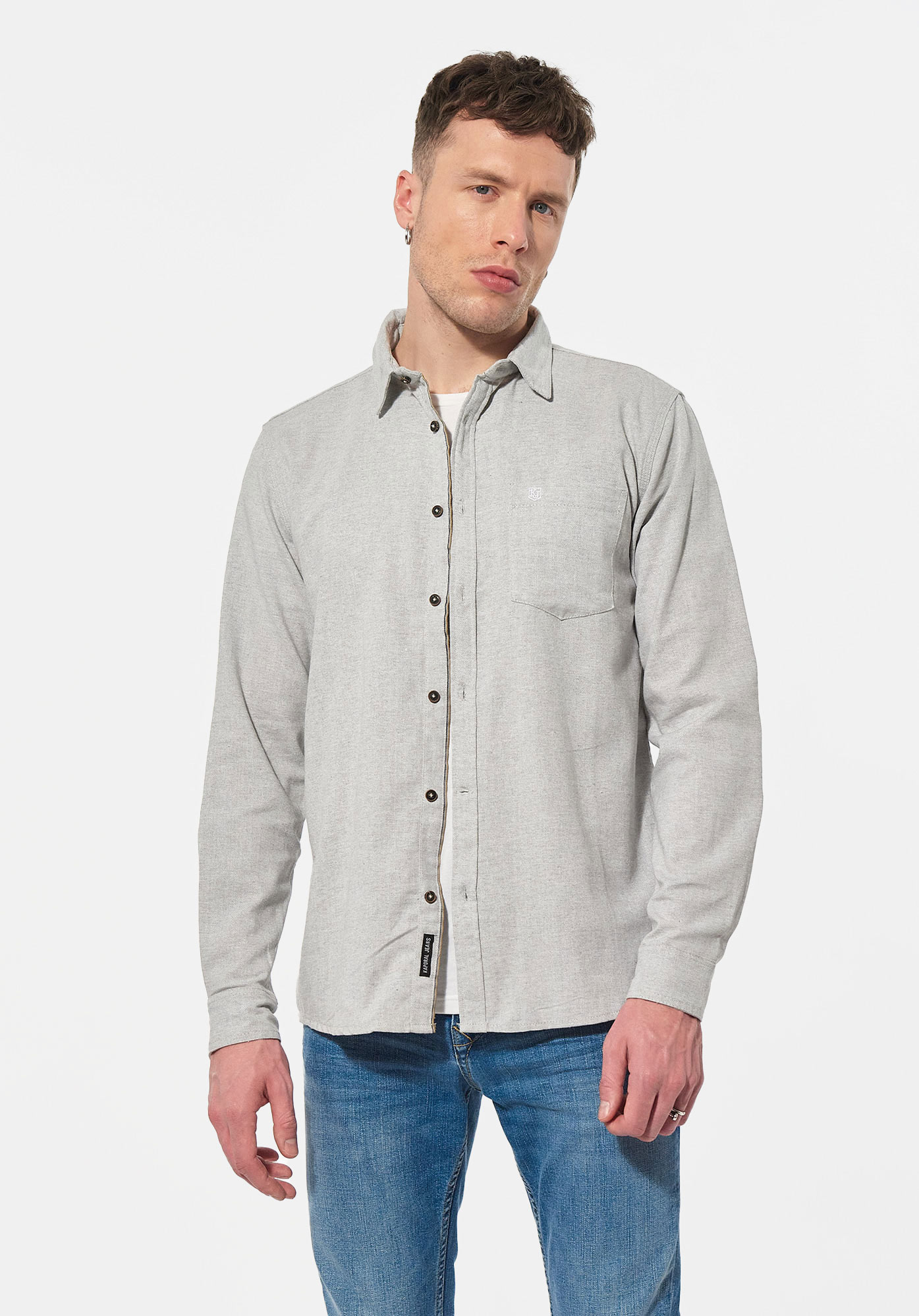 NEMO   Chemise grise Homme