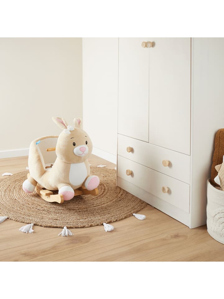 Bieco Spielwaren Schaukeltier Hase Hopsi in Beige günstig kaufen onesize