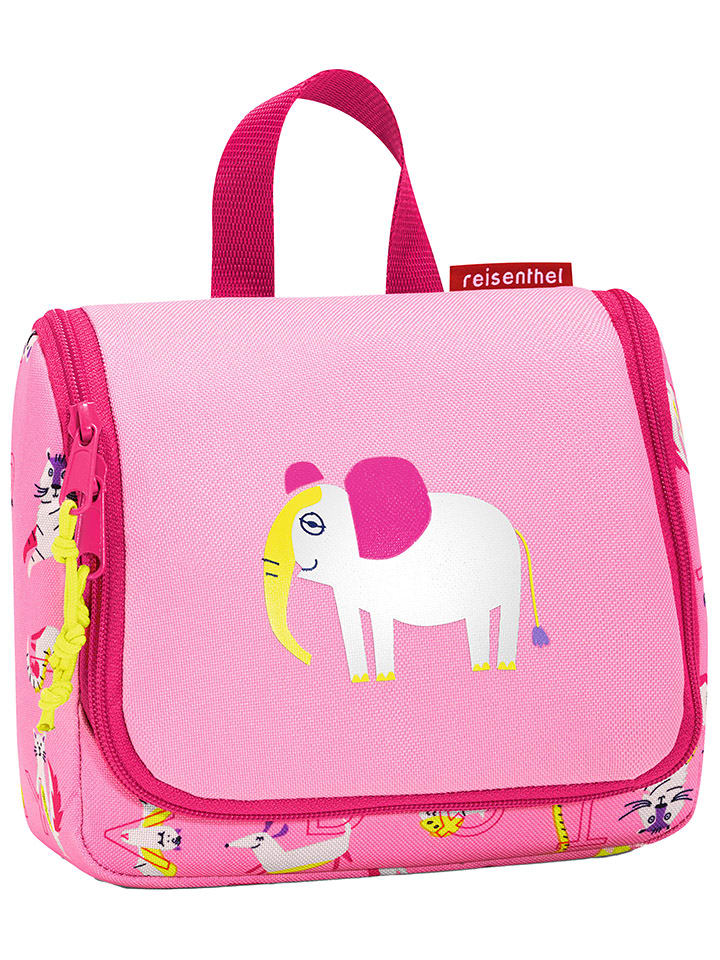 Reisenthel Kulturbeutel in Rosa/ Gelb/ Weiß - (B)18,5 x (H)16 x (T)7 cm günstig kaufen onesize