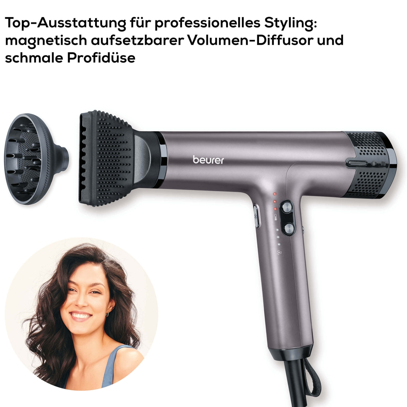 Haartrockner HC 100 Excellence-Schnelles Trocknen und präzises Stylen in kompaktem Design