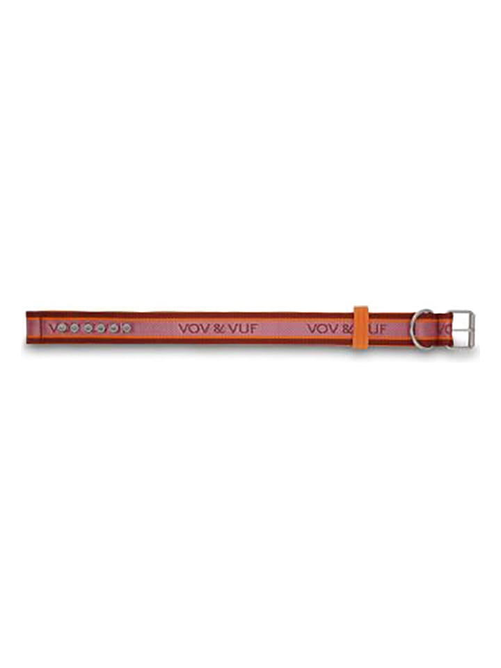 VOV & VUF Hundehalsband in Orange/ Rot günstig kaufen onesize
