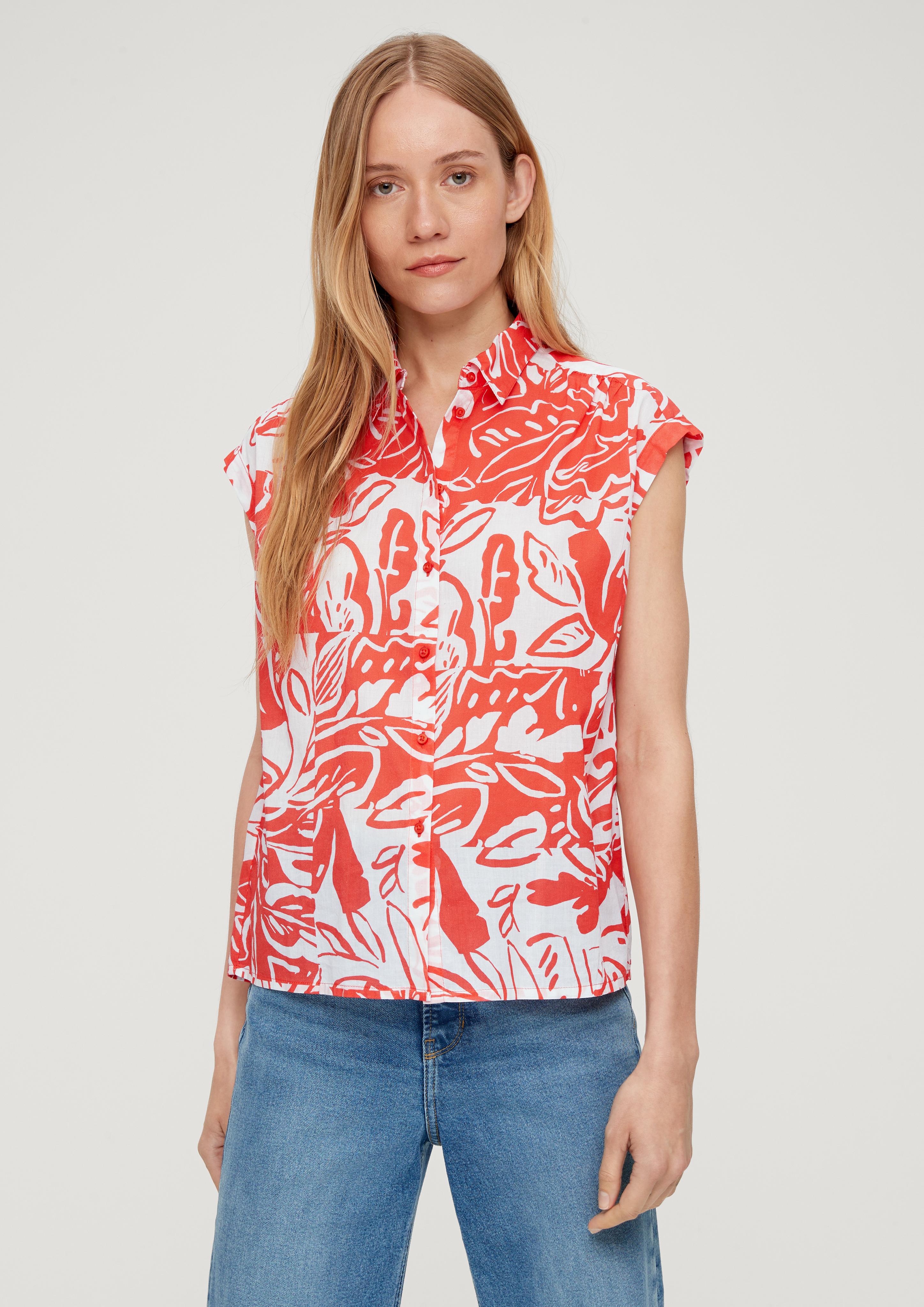 Blusenshirt mit Alloverprint  2131876-25A0