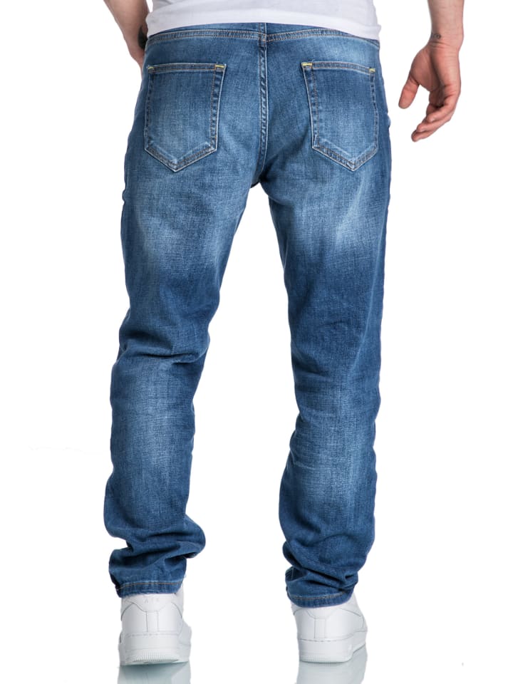 Amaci&Sons Regular Fit Destroyed Jeans KANSAS in Hellblau günstig kaufen