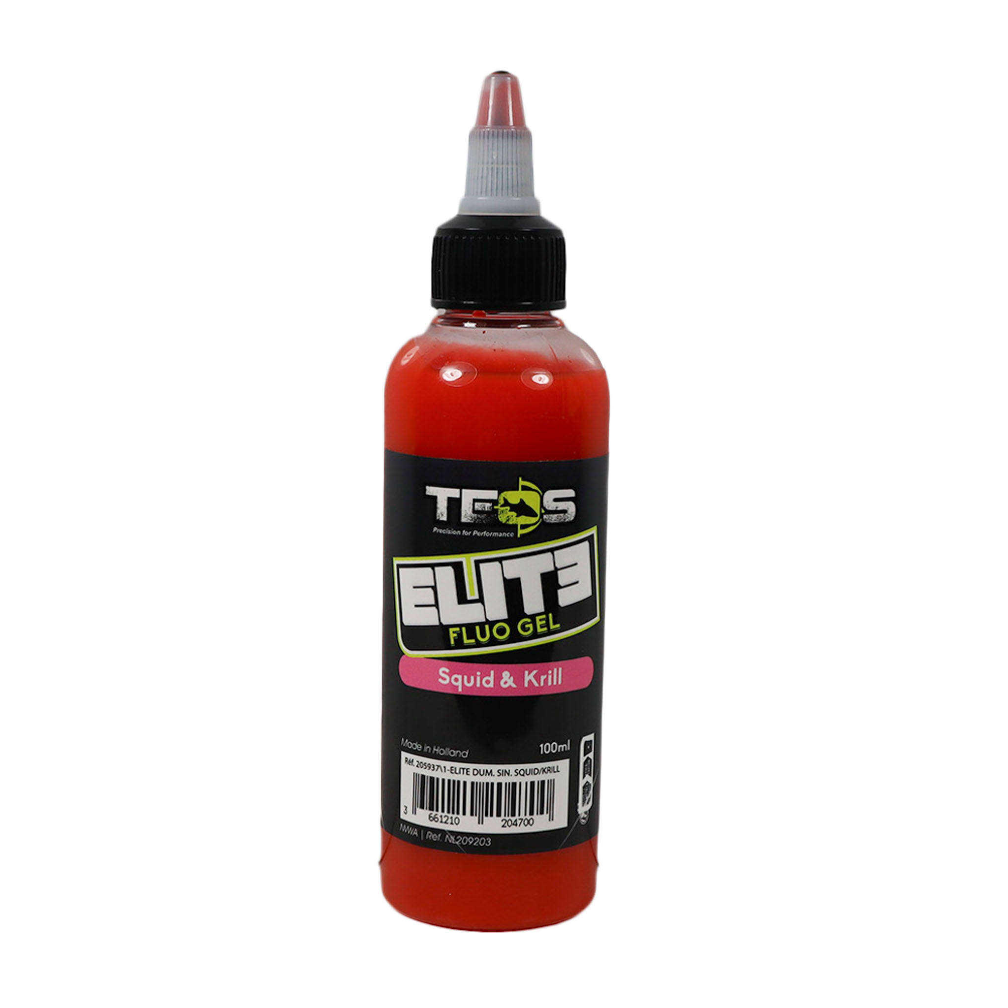 Booster Fluo Gel Teos Elite Tintenfisch/Krill 100ml