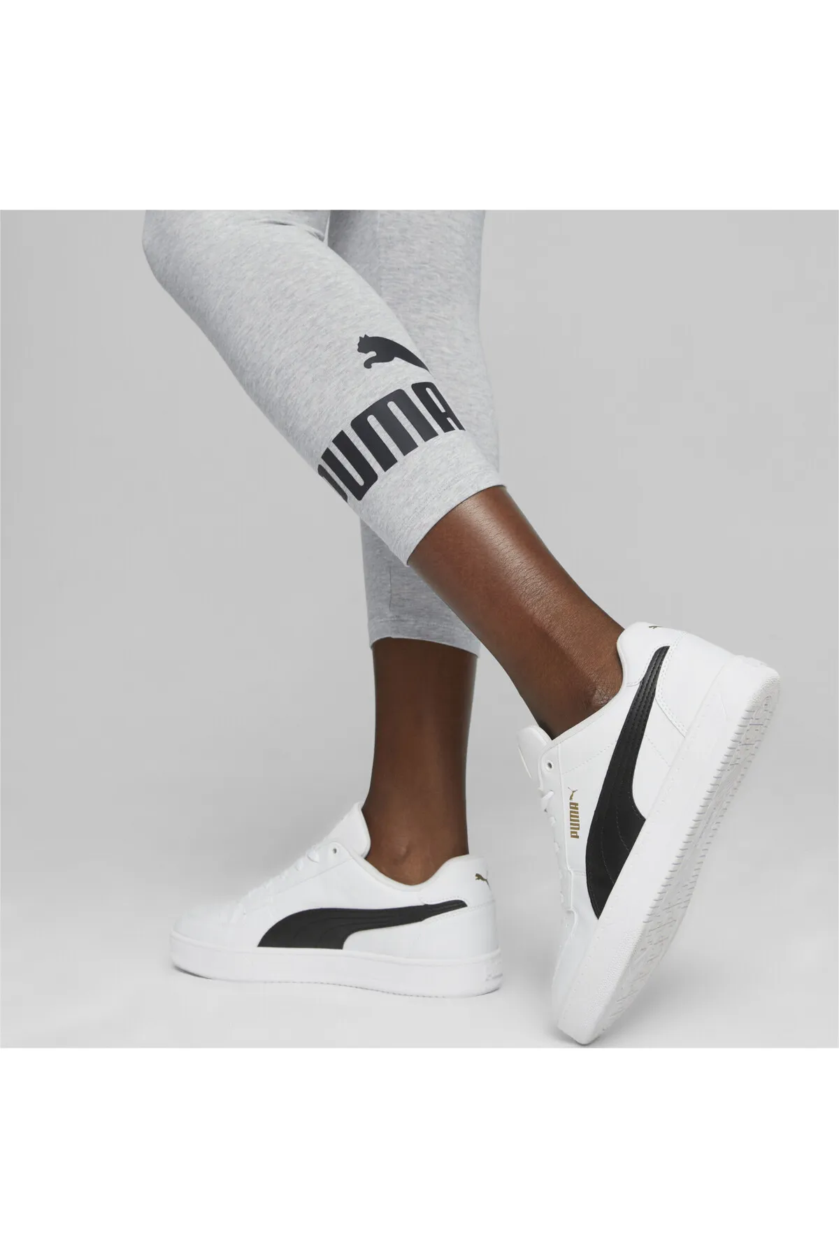 Puma  Sport-Leggings - Grau - Mittlerer Bund