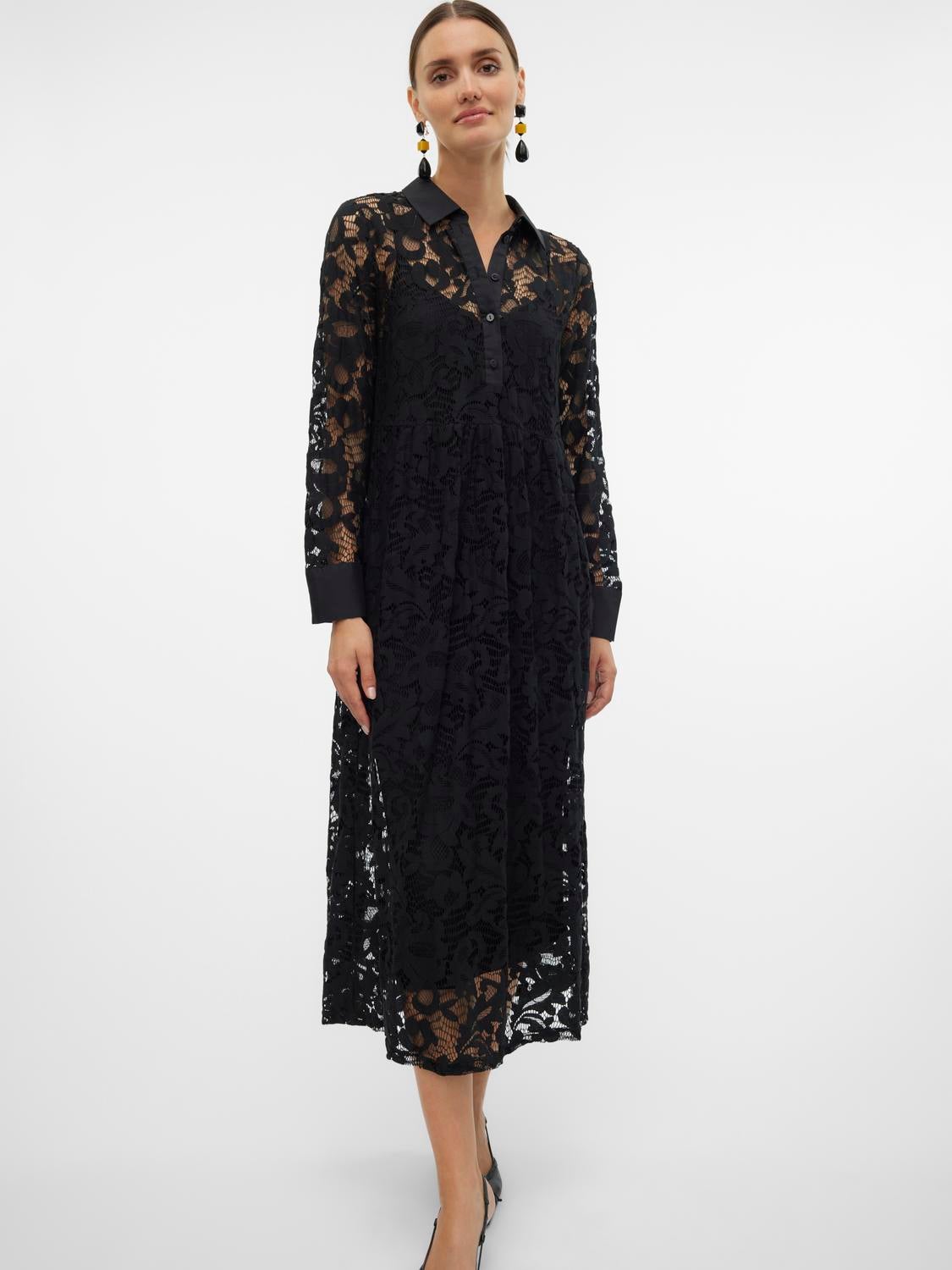 VMOLISA Langes Kleid