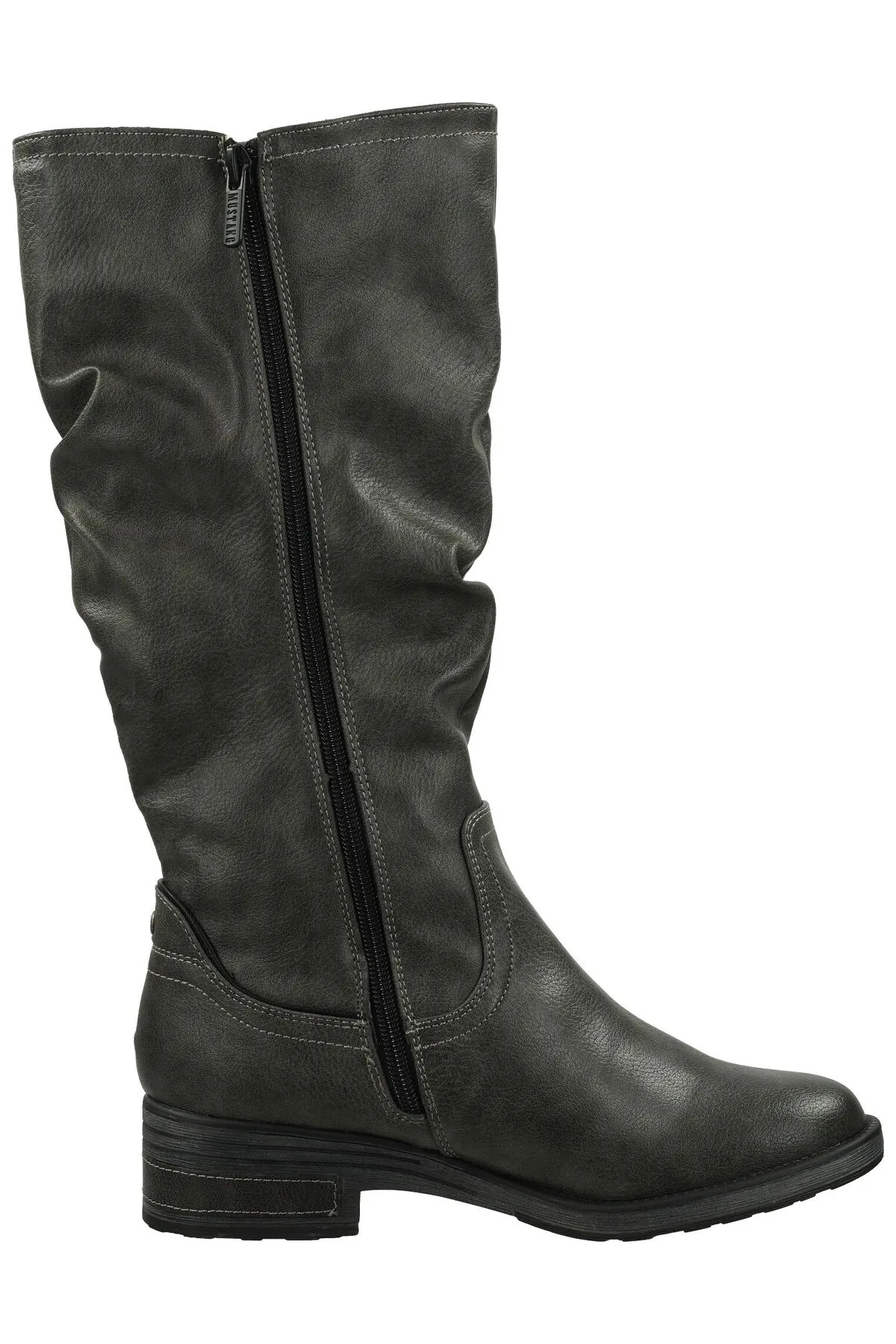 Mustang  Stiefel - Grau - Blockabsatz