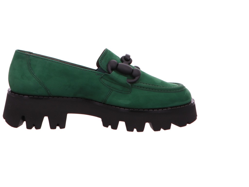 PAUL GREEN Klassische Slipper grün