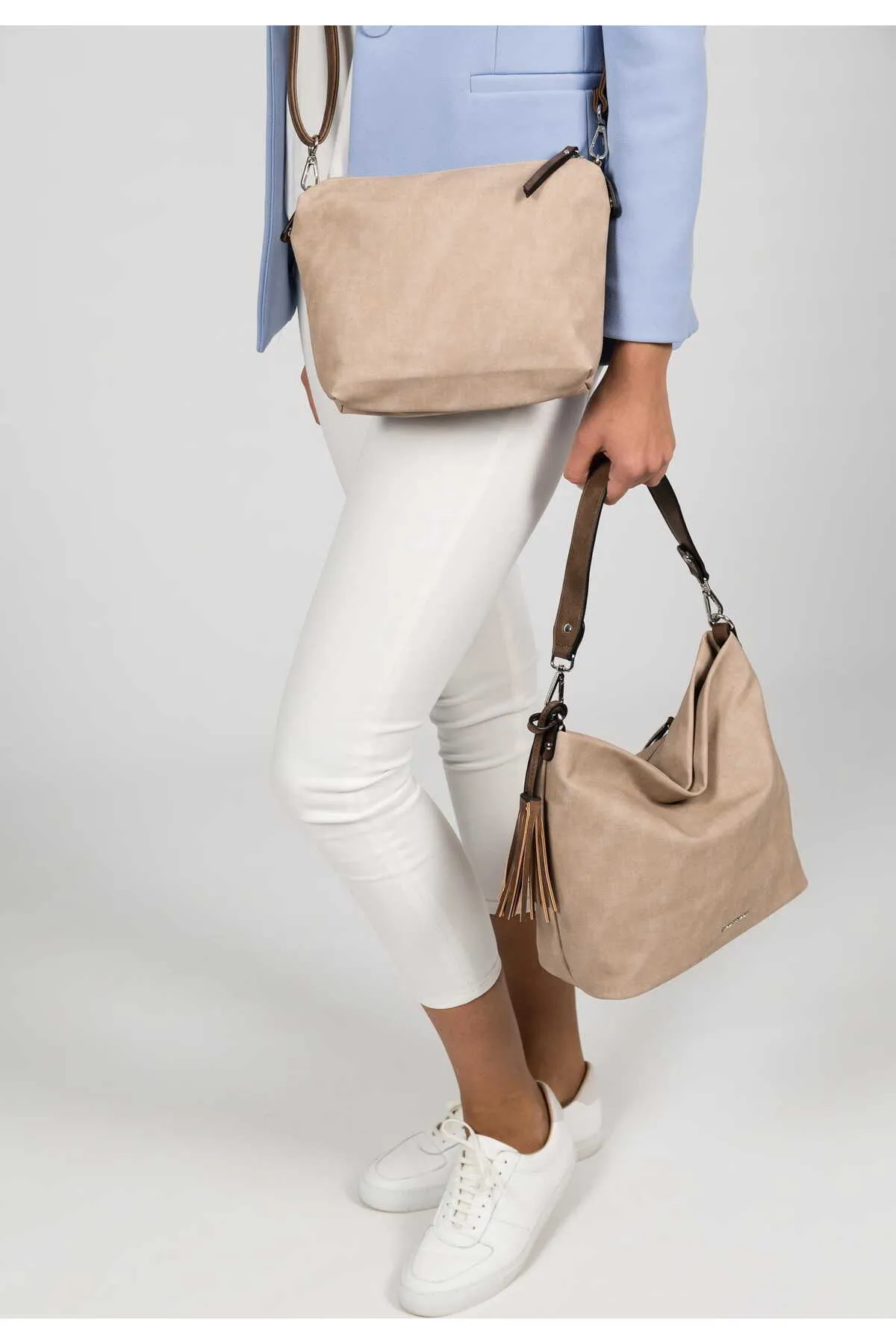 Emily & Noah  Handtasche - Beige - Unifarben