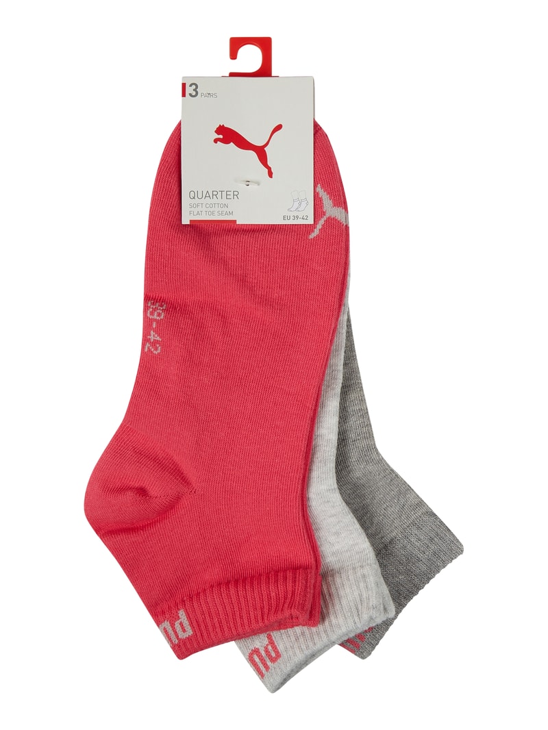 Socken im 3er-Pack in pink