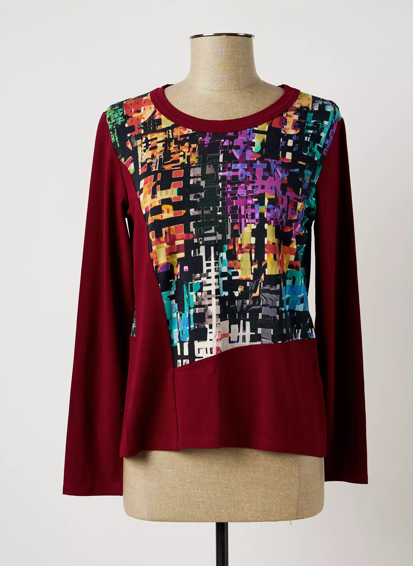Telmail Tshirts Femme couleur rouge