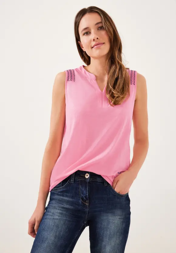 CECIL Top mit Smockdetails
