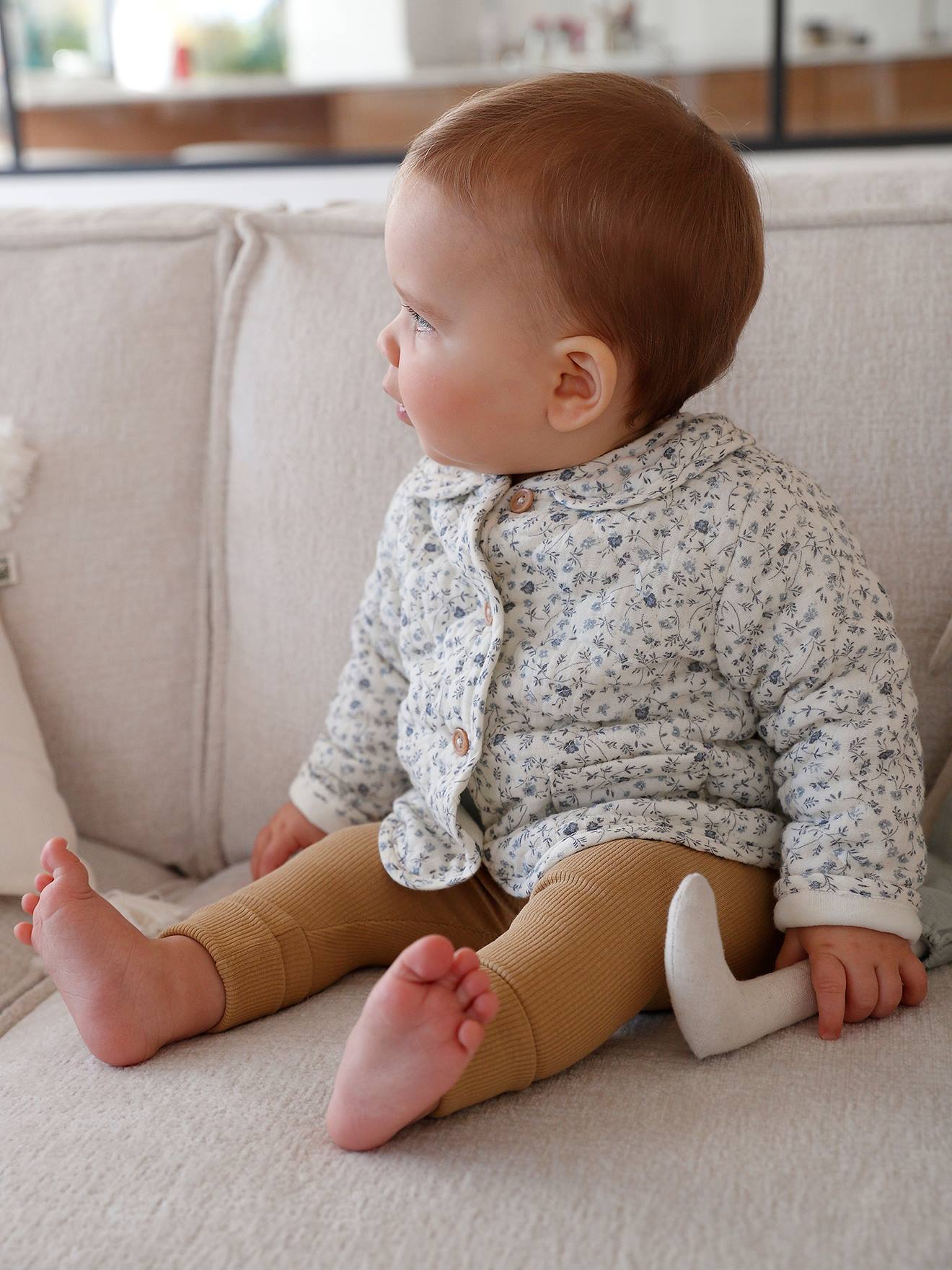 Vertbaudet Baby Sommerjacke - wollweiß