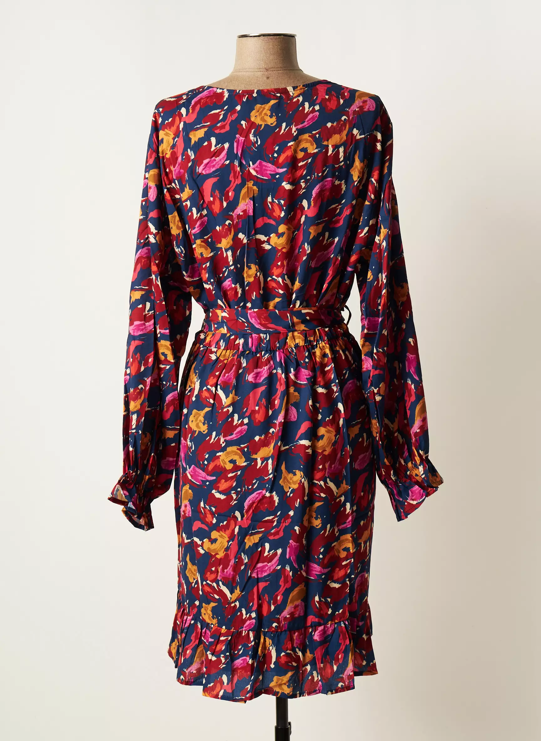 Pomme Rouge Robes Mi Longues Femme couleur bleu