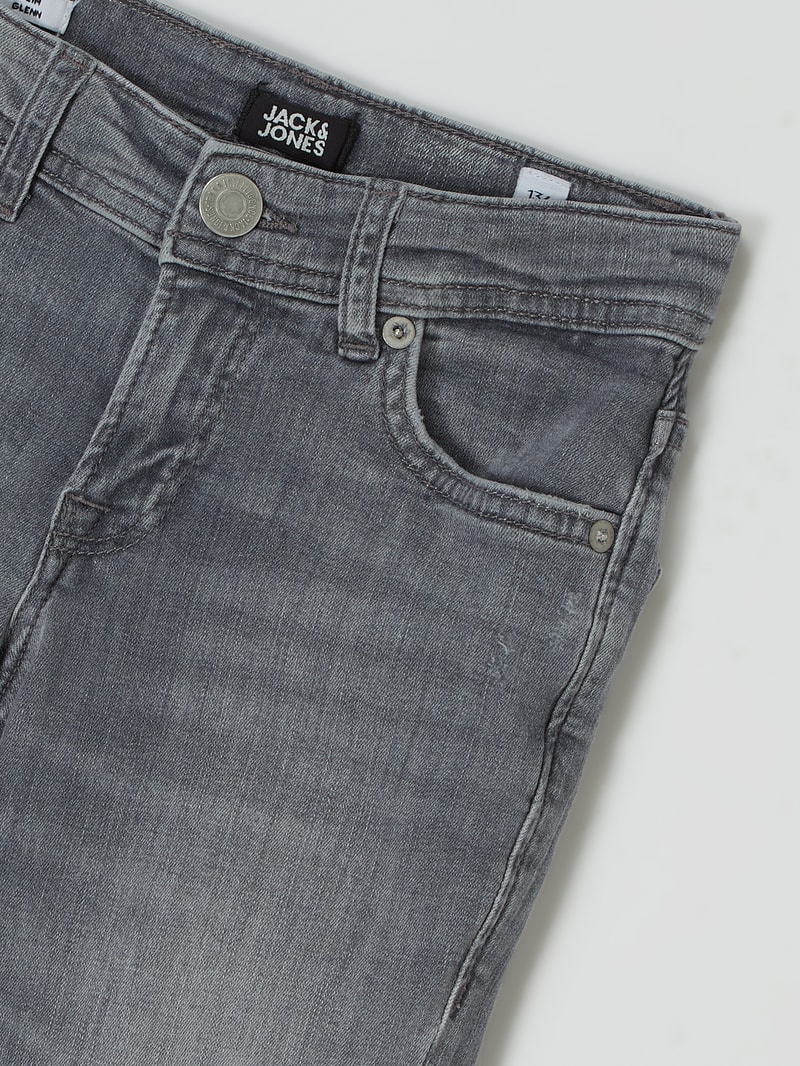 Slim Fit Jeans mit Stretch-Anteil Modell 'Glenn' in mittelgrau meliert
