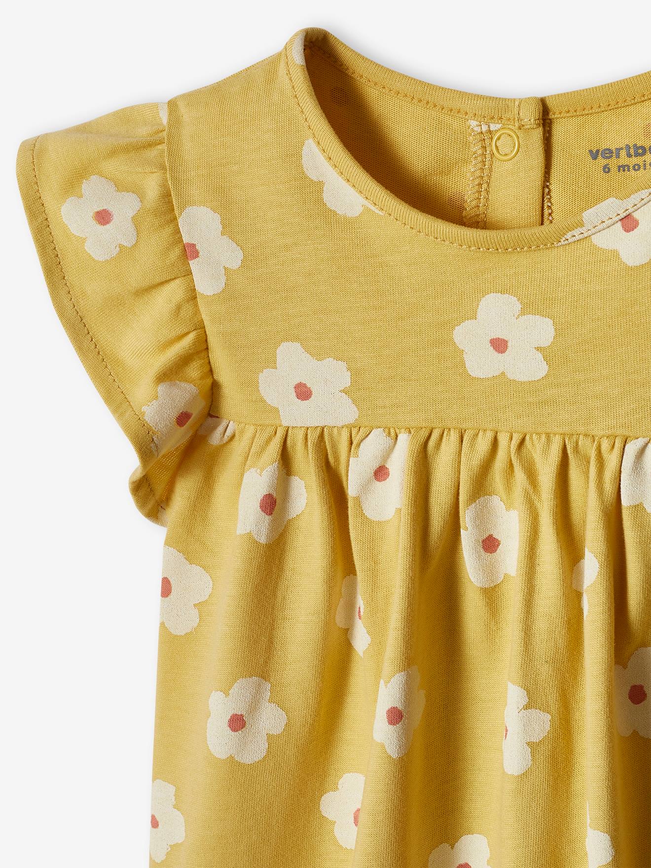 Robe bébé en jersey BASICS bleu royal rayé